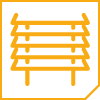 Icon Jalousie Position / Inbetriebnahme-Modus